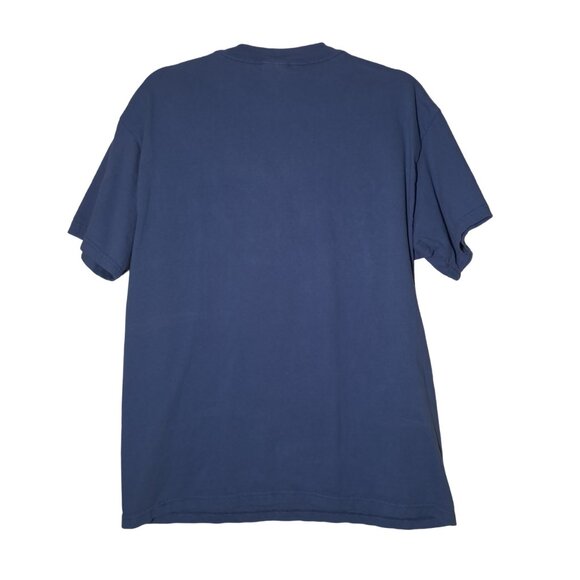 Betty Boop Be Mine USED Shirt (DISTRESSED, L, Blue, 2003, Y2K, Car, Hearts) - Picture 2 of 9